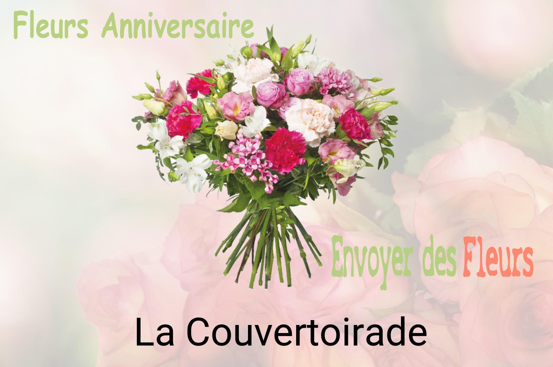 Bouquet de fleurs d’anniversaire livré à La Couvertoirade