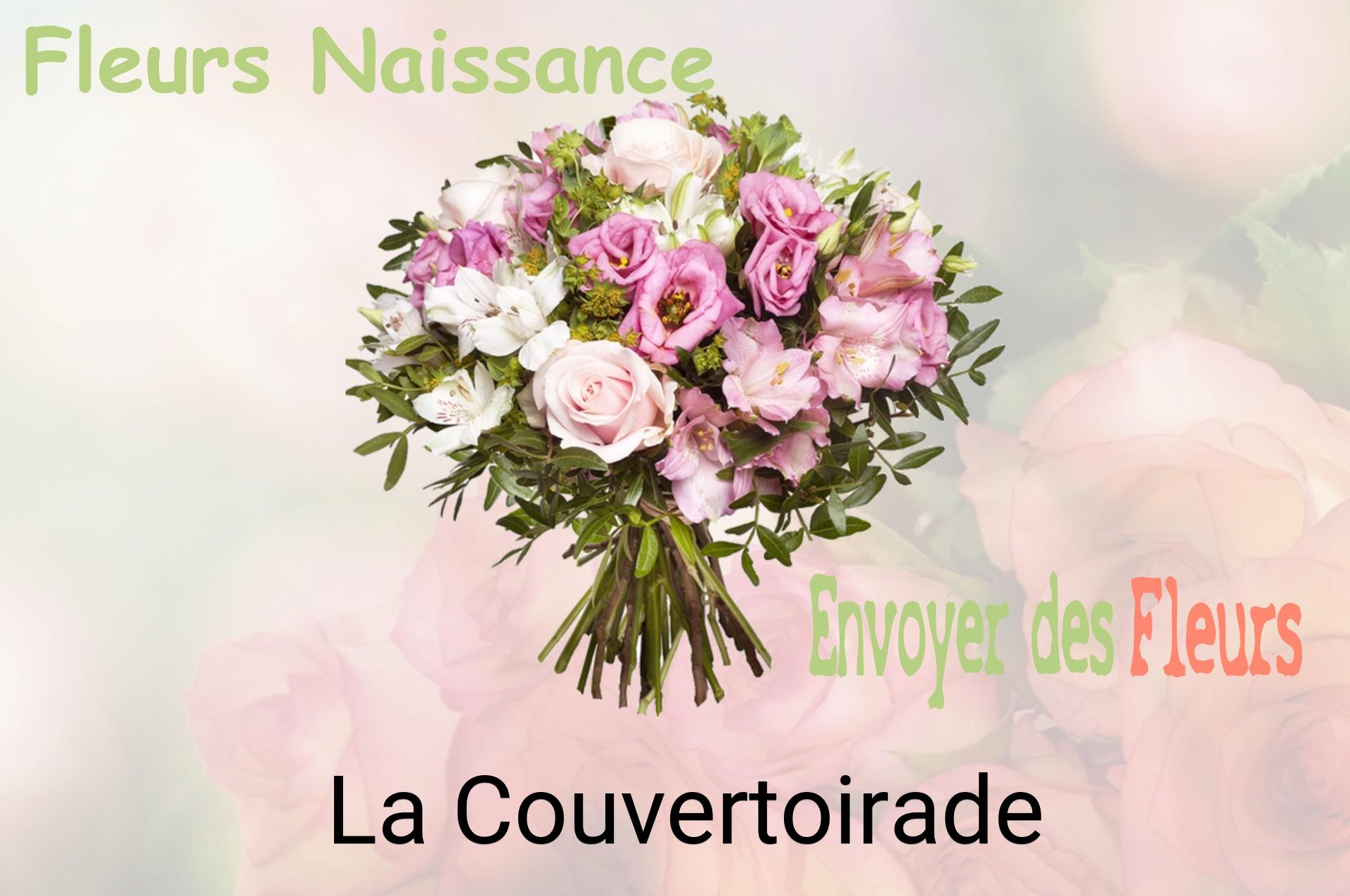Bouquet de fleurs de naissance livré à La Couvertoirade